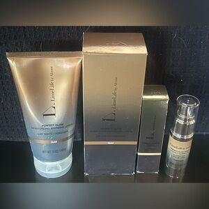 LimeLife by Alcone Perfect Glow Set for Body & face in Gold & Champagne